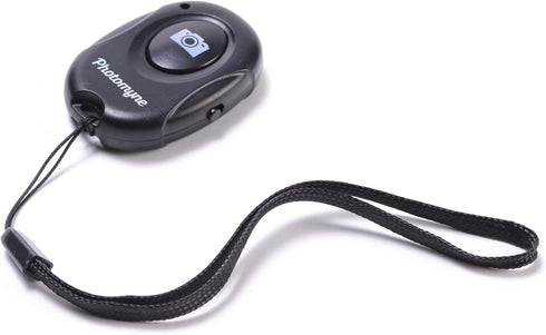 Photomyne Wireless Camera Shutter Clicker with Bluetooth Connection for iOS and Android Smartphones - includes Wrist Strap (2 pack)...