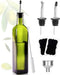 Glass Olive Oil Dispenser, Green Oil and Vinegar Cruet Bottle 17 oz/500 ml, Square Tall Glass Oil Container with 2 Stainless Steel Pourers, 2 Labe...