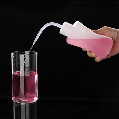 6 pcs 8 oz Tattoo Wash Bottle Squeeze,250ml LDPE Plastic Squeeze Lab Washing Bottle, Lash Water Bottle,Tattoo Supplies...