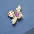 Lovely Crystal Bumble Honey Bee Insect Brooch Pins Collar Pin Lapel Pin Costume Jewelry for Women...