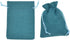 Burlap Bags with Drawstring, 2.7x3.5 Inch Jute Sacks Jewelry Candy Pouch Christmas Wedding Party Favor Gift Bags 20pcs (Peacock Blue)...