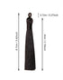 Tupalizy 10PCS Handmade Soft Silky Tassels with Hanging Loop for Bookmarks Keychains Earring Bracelets Jewelry Making Souvenir Graduation Clothing...