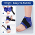 NEWGO Ankle Ice Pack Wrap for Swelling, Ice Pack for Ankle Injuires Reusable Ankle Cold Pack Wrap Hot Cold Therapy Ankle Ice Wrap for Sprained Ank...