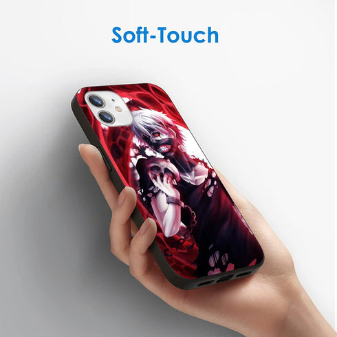 Compatible with iPhone 11 Case, Full Body Protection Shockproof Protective Phone Case Slim Thin Cover (Anime-Tokyo-Ghoul-Comic-6)...