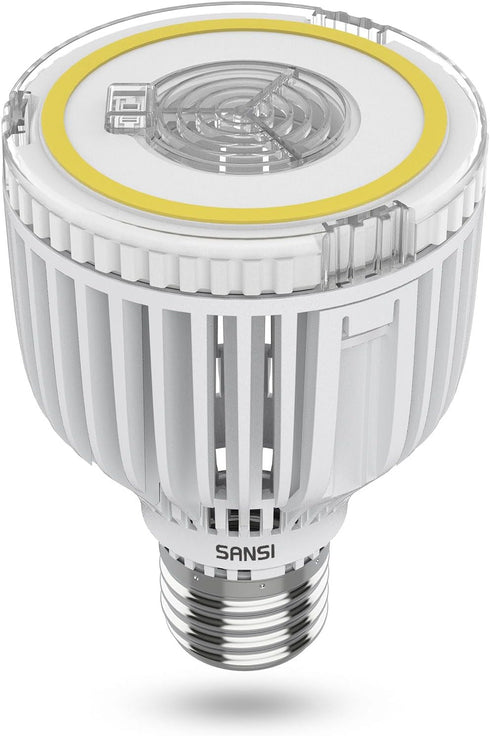 SANSI 350W Equivalent A19 LED Light Bulb, 5500 Lumens Bright Light Bulb, Non-Dimmable E26 5000K Daylight White LED Bulb, 22.5 Years Lifetime 40W P...