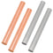 Pure Copper Rod Pure Zinc Rod 99.99% High Purity Diameter x Length ?12mm x 102mm(?0.47" x 4.01") Solid Copper Zinc Bar for Chemical Physics Experi...
