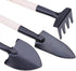 3 Pieces Mini Spade Shovel Harrow Gardening Tool Set Potted Plants Maintenance Suit with Wooden Handle Garden Tool for Indoor houseplant(3 Pack)...