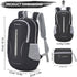 ZOMAKE Ultra Lightweight Packable Backpack 25L - Foldable Hiking Backpacks Water Resistant Small Folding Daypack for Travel(Black)...