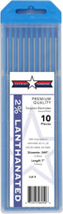 2% Lanthanated TIG Welding Tungsten Electrodes .040” x 7” 10-Pack...