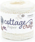 Lion Brand Yarn Cottage Craft Paper, Craft Yarn, White, 1 Pack...