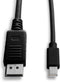 V7 1.8M (6ft) MDP-2-DP Cable, Mini Dislayport to Displayport Black 1.3 DP Cable - V7MDP2DP-6FT-BLK-1N...