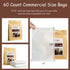 Cold Brew Coffee Bags 60 Count Disposable Fine Mesh Brewing Bags for Concentrate/Iced Coffee Maker, French/Cold Press Kit, Hot Tea in Mason Jar or...