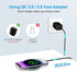 Samsung Fast Wireless Charger Pad, 2 Pack 15W Wireless Charging Pad Fast Charging Station for Samsung Galaxy S24 S23 FE S23 S22 S21 Note 20,iPhone...
