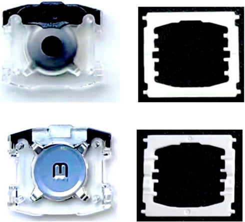 Laptop Computer Replacement Keyboard Key Rebound Mechanism, 2Pcs Base Gasket and 2Pcs Butterfly Hinges Compatible with MacBook Pro/Air A1989 A1990...