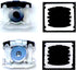 Laptop Computer Replacement Keyboard Key Rebound Mechanism, 2Pcs Base Gasket and 2Pcs Butterfly Hinges Compatible with MacBook Pro/Air A1989 A1990...