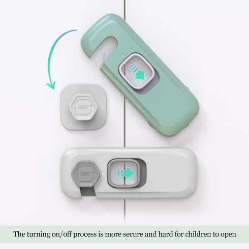 5Pcs Kids Security Refrigerator Locks.Protective Self Adhesive Latches.Pinch Proof Lock for Toddlers and Children.Ideal for Refrigerators,Cabinets...