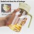 Olive Oil Dispenser Bottle for Kitchen Auto Flip Vinegar Dispenser-Leakproof Soy Sauce Dispenser Glass, Olive Oil Dispenser Bottle Non-Drip Spout,...