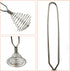 1 Pcs 8 Inch Stainless Steel Spring Whisk Mini French Spring Coil Whisks Egg Whisk Wire Whip Cream Beater Kitchen Utensils for Stirring, Baking an...