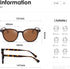 kimorn Sunglasses Womens and Men Polarized Retro Trendy Sun Glasses Vintage Round Frame K1515...