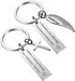 Godparent Gifts from Godchild for Baptism - Christening Gift Fairy Godmother Keychain, Godfather Keychain (Set of 2)...
