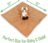 Horse Lovey Baby Security Blanket - Pony Stuffed Plush Animal Blankie 13x13 inches (Brown)...