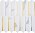 DICOFUN 1 Sheet White & Marble Look Peel and Stick Backsplash for Kitchen, PVC Stick on Backsplash Wall Tiles...