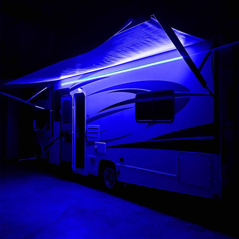 RV Led Awning Party Light, Led Awning Strip Light for Camper Motorhome Travel Trailer Concession Stands Food Trucks, Light Up Canopy Area for BBQ ...