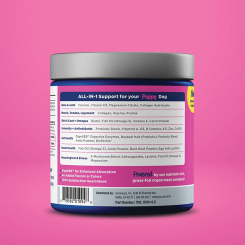 Vetericyn ALL-in 1 Multifunctional Puppy Supplement | Digestive Enzymes + Antioxidant Immune Support for Puppies + Vitamins, Minerals, Prebiotics,...