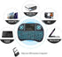 2.4GHz Backlit Mini Keyboard Touchpad Mouse, Mini Wireless Keyboard with Touchpad and Multimedia Keys for Android TV Box Smart TV HTPC PS3 Smart P...