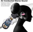 Purity Air Open Ear Headphones - True Air Conduction Wireless Bluetooth Open Ear Earbuds with Dual Mic for iPhone/Android - Secured Long Wearing C...