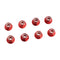8PCS Flange M4 Lock Nuts Serrated Nylon Self-Tightening Aluminum M4 Wheel Hardware for Axial HPI TLR ECX Model RC Car Vehicles Upgraded Replacemen...