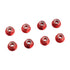 8PCS Flange M4 Lock Nuts Serrated Nylon Self-Tightening Aluminum M4 Wheel Hardware for Axial HPI TLR ECX Model RC Car Vehicles Upgraded Replacemen...