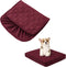 Dog Bed Covers Only - Waterproof Dog Bed Covers Quilted, Replacement Washable Pet Puppy Bed Cover for Dog Cat, Cushion Cover 30Lx20Wx6H Inches Bur...