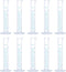 uxcell Plastic Graduated Cylinder, 25ml Measuring Cylinder, Test Tube Beakers, 2-Sided Metric Marking, Clear Hex Base for Lab Home 10Pcs...
