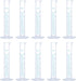 uxcell Plastic Graduated Cylinder, 25ml Measuring Cylinder, Test Tube Beakers, 2-Sided Metric Marking, Clear Hex Base for Lab Home 10Pcs...
