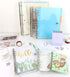 A4 Clear Soft PVC Round Ring Binders Dia 25mm 4-Ring Binder Cover with Snap Button Closure for Loose Leaf Journal Planner Albums DIY (A4-4 Holes(2...