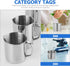 Hemobllo Stainless Steel Beaker, Lab Graduated Beaker with Handle Chemistry Lab Cups Scientific Laboratory Supplies for Liquids Solids (500ml)...