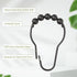 Black Shower Curtain Hooks, Amazer Shower Curtain Hooks, Shower Hooks for Shower Curtain, Decorative Shower Curtain Hooks Rust Proof Stainless Ste...