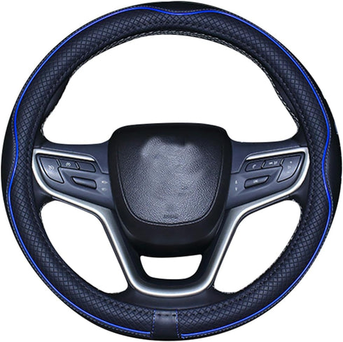 Mayco Bell Universal Standard Size Steering Wheel Cover Anti-Slip,Safety,Soft,Breathable,Durable,Full Surround,Comfortable Grip Microfiber Leather...