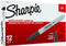 Sharpie 30001 Fine Point Permanent Marker, Marks On Paper and Plastic, Resist Fading and Water, AP Certified, Black Color, 12 Markers Per Box...
