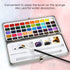 Watercolor Paint Set, Great for Painting, 50 Colors, Detail Paint Brush Included, Art Supplies, for Artists, Amateur Hobbyists and Painting Lovers...