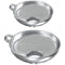 Wide Mouth Stainless Steel Canning Funnel - for Wide and Regular Mason Jars, Food Grade Funnel Canning Supplies Set, 2 Pack...
