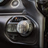 American Car Craft Dial Shifter Trim Plates Etched Brushed Stainless (Tattered Flag)...