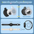 AirTag Case, Waterproof AirTag Bracelet & Necklace for Kids, Soft Silicone Air Tag Holder with Key Ring (Black+ Beige, White)......