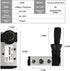GHM PNEUMATIC 1/4"NPT 5 Way 2 Postion Lever Operated Valve Pneumatic Manual Valve Manual Control 4H210-08...