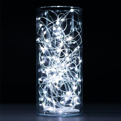 6 Pack Fairy Lights Battery Operated Waterproof Fairy String Lights Firefly Lights LED Starry String Lights 7ft 20 LEDs Silvery Copper Wire for We...