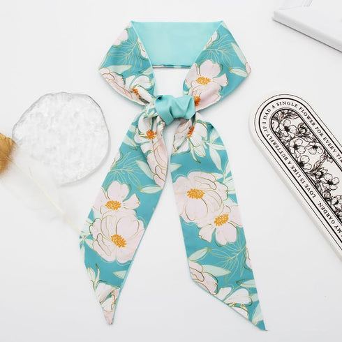 4 Pack Purse Scarf for Bags Silk Head Scarf for Hair Handbag Women Scarfs Band Hair Neck Scarves Fashion Gifts,108-1...