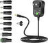 12W Universal Power Supply 12V 9V 7.5V 6V 5V 4.5V 3V 1A AC to DC Adapter for Led Strip Router Speaker CCTV Camera Tablet Radio 3 to 12 Volts 1000m...