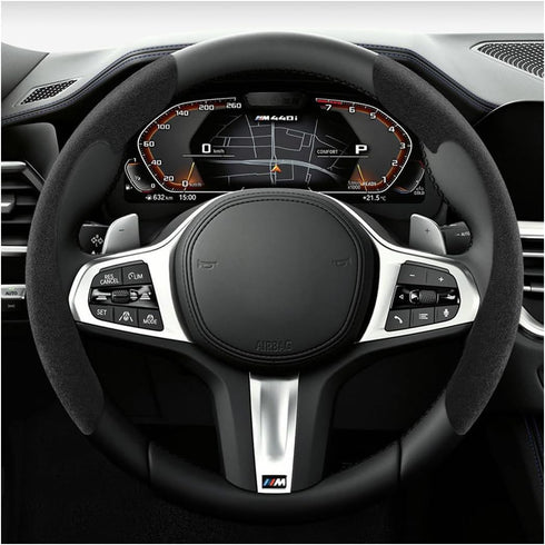 Car Steering Wheel Cover, Segmented Steering Wheel Protector, Non-Slip and Safe Car Wheel Protector for Men Women, Car Interior Accessories Univer...