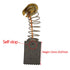 Carbon Brush Self Stop, 30Pcs 411# 6 * 9 * 14mm Replaceable Motor Carbon Brushes Power Tool for Angle Grinder Hammer Motor...